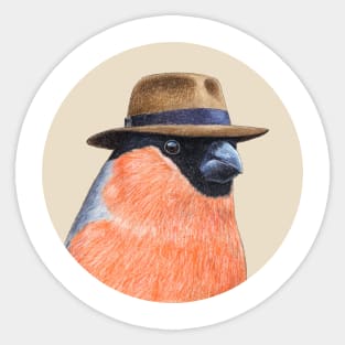 Eurasian bullfinch Sticker